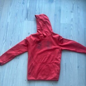 Under Armor Kids - bright orange hoodie kids size L (12)
